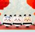 Chiikawa Panda Series Doll Pendant (1)