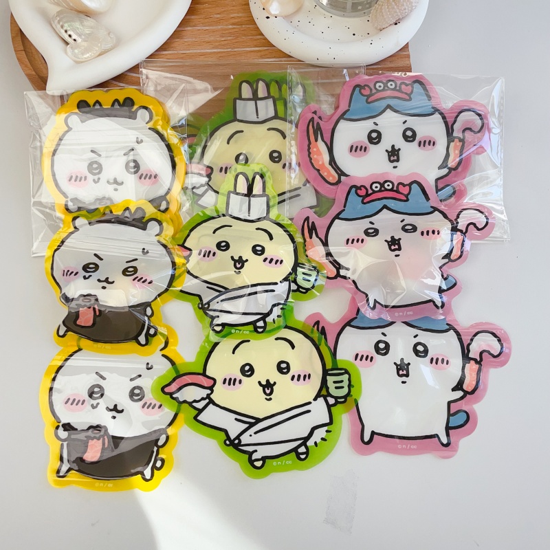 Cute Chiikawa large Opposite Sex Self Sealing Bag